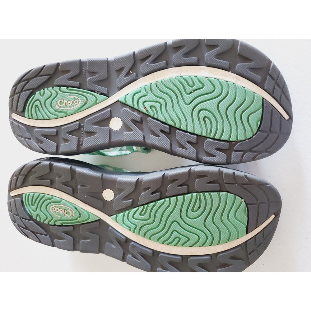 Chaco Womens Z Cloud 2 Mint Green Strappy Toe Loop Hiking Sandals Size 7 J107070 - Picture 6 of 10